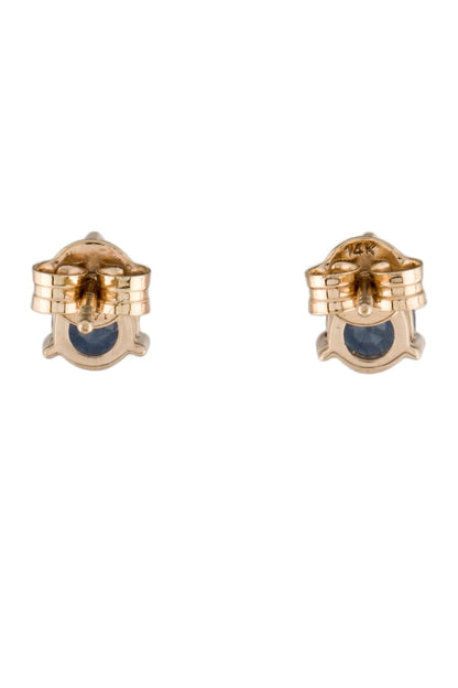 14K Sapphire Stud Earrings