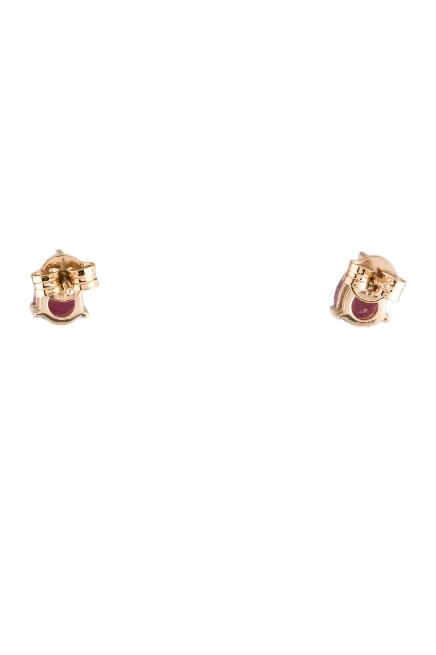 14K 1.42ctw Ruby Stud Earrings