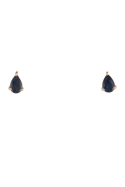 14K Sapphire Stud Earrings