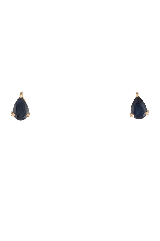 14K Sapphire Stud Earrings