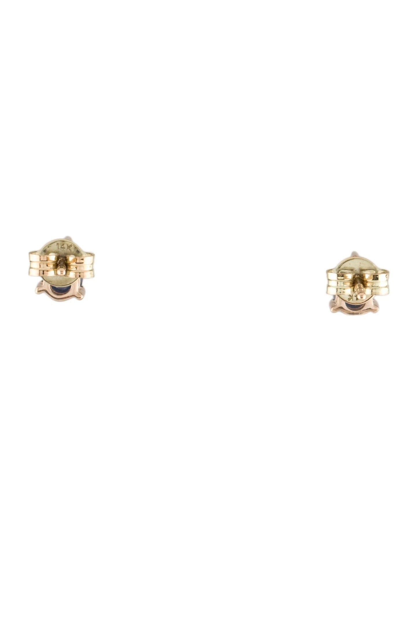 14K Sapphire Stud Earrings