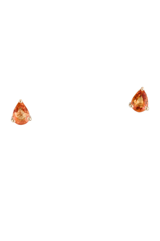 14K Sapphire Stud Earrings