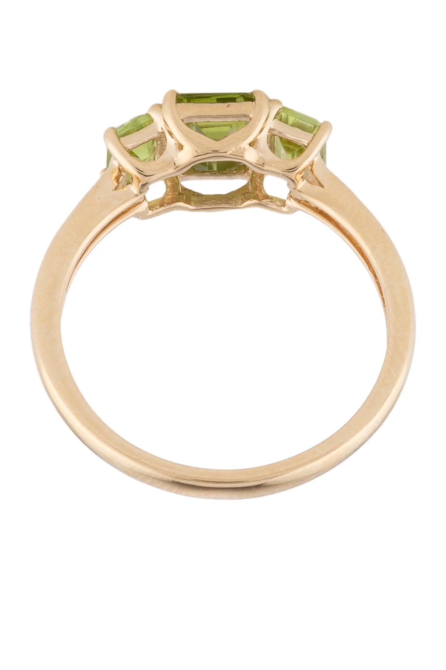 14K 1.37ctw Peridot Cocktail Ring