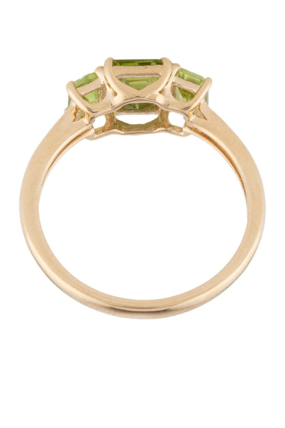 14K 1.37ctw Peridot Cocktail Ring