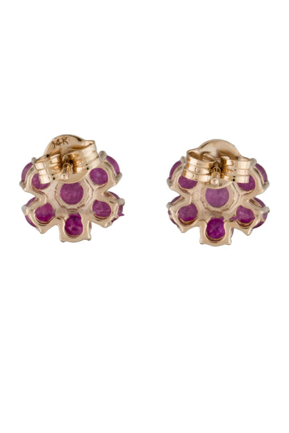 14K 2.35ctw Ruby Stud Earrings