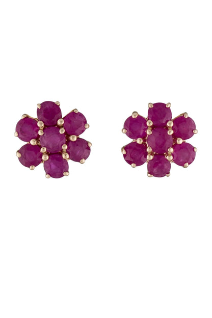 14K 2.35ctw Ruby Stud Earrings