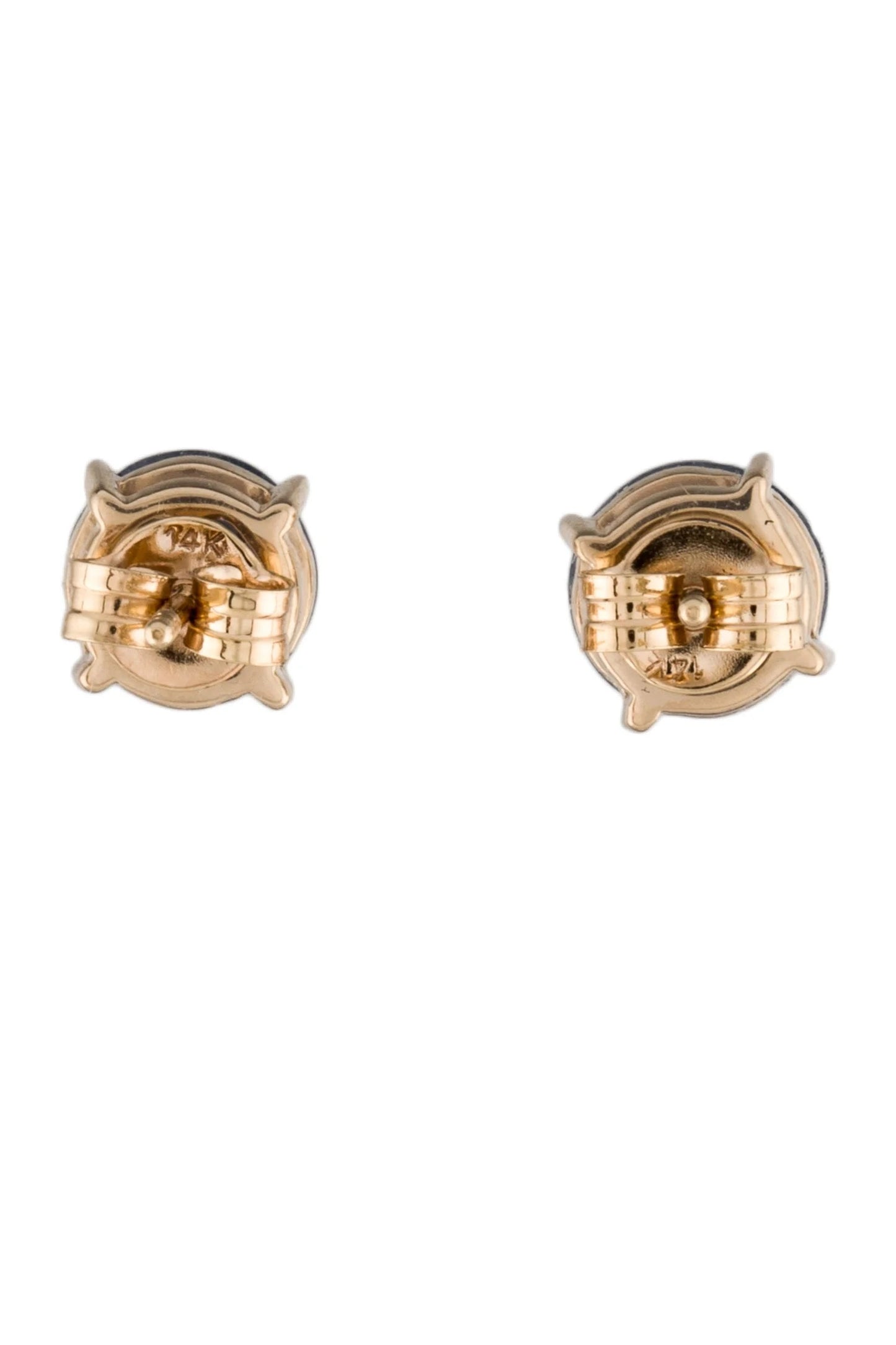 14K 4.51ctw Sapphire Stud Earrings