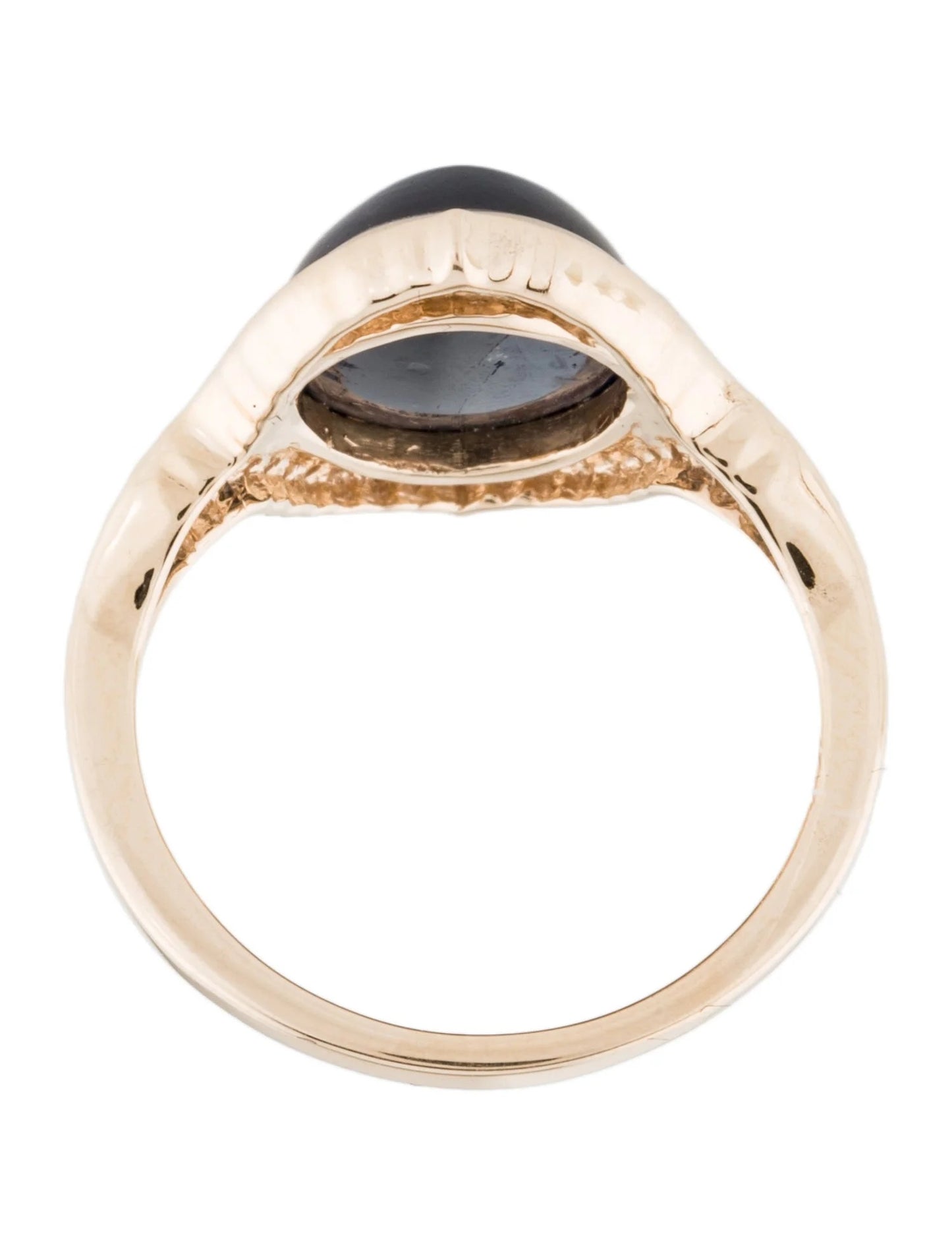 14K 6.51ct Sapphire & Diamond Cocktail Ring