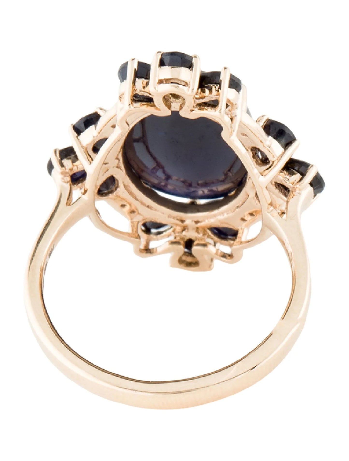 14K 11.35ctw & Diamond Cocktail Ring