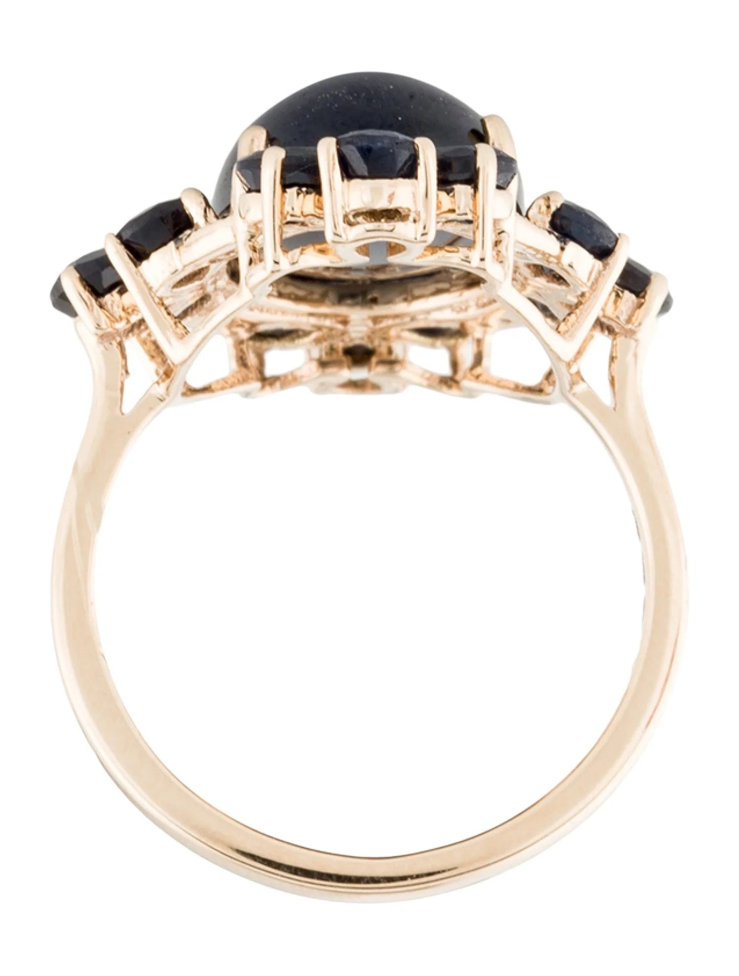 14K 11.35ctw & Diamond Cocktail Ring