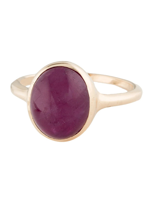 14K 7.00ct Ruby Cocktail Ring