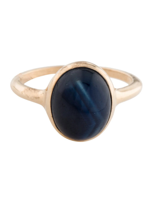 14K 7.00ct Sapphire Cocktail Ring