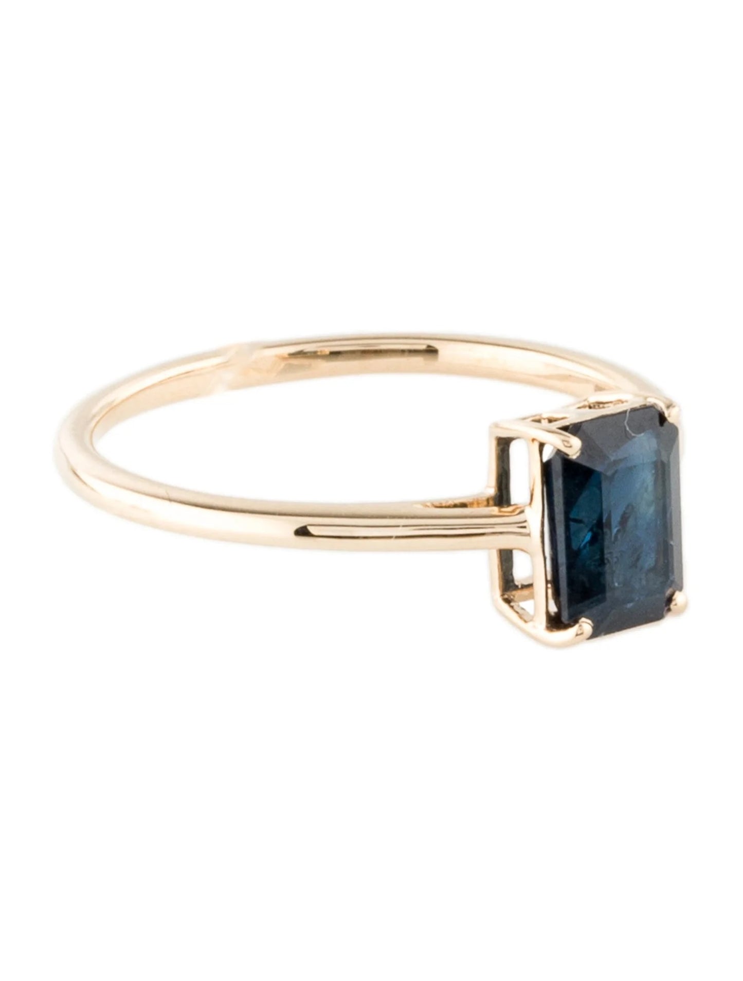 14K 1.39ct Sapphire Cocktail Ring
