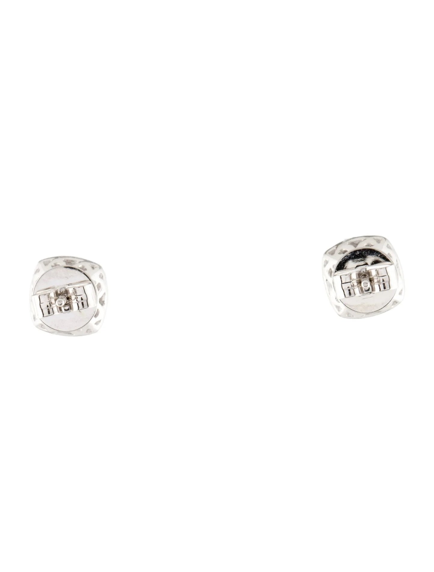 18K Tanzanite & Diamond Stud Earrings