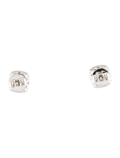 18K Tanzanite & Diamond Stud Earrings