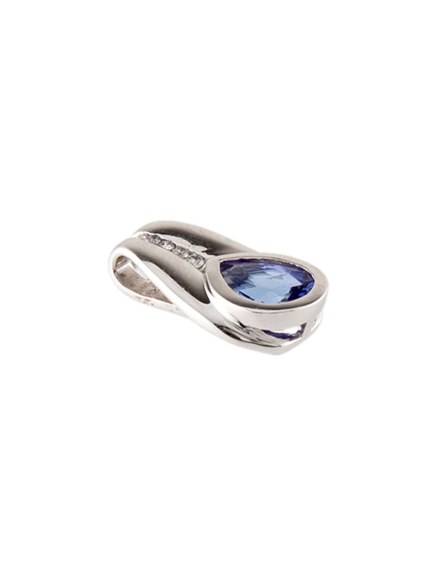 18K Tanzanite & Diamond Pendant