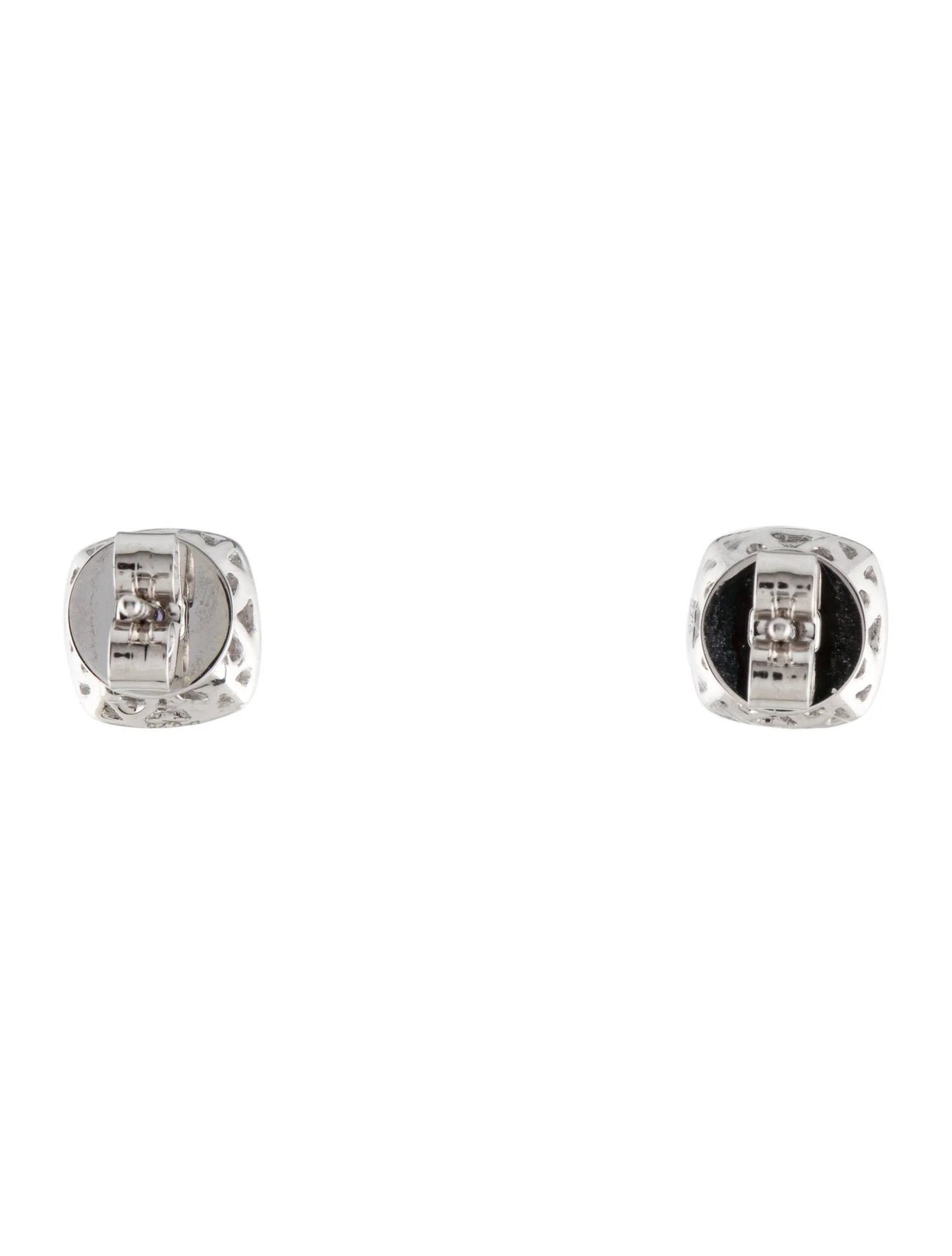 18K Tanzanite & Diamond Stud Earrings