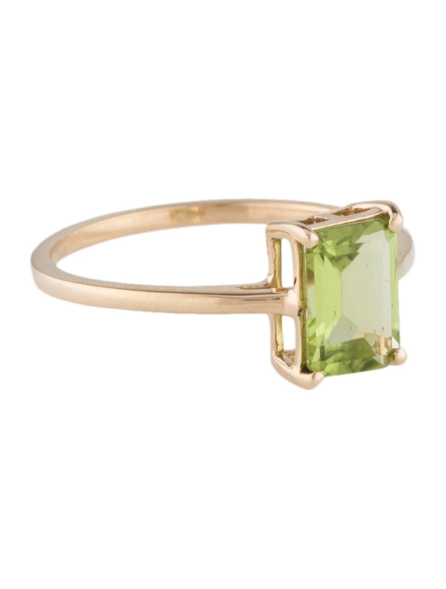 14K 1.50ct Peridot Cocktail Ring