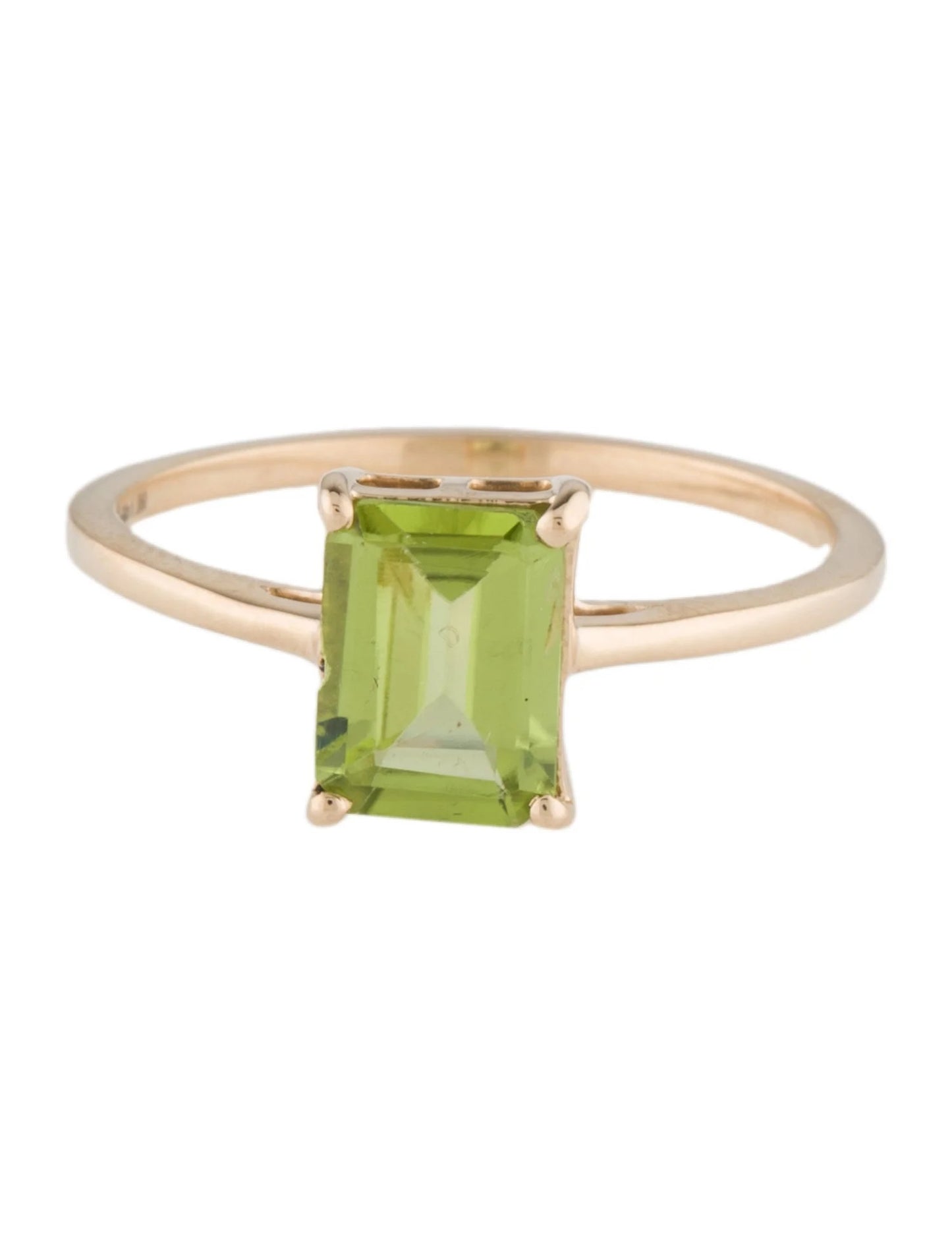14K 1.50ct Peridot Cocktail Ring