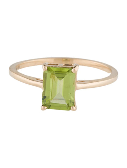 14K 1.50ct Peridot Cocktail Ring