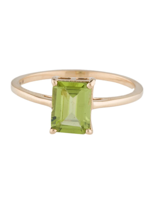 14K 1.50ct Peridot Cocktail Ring