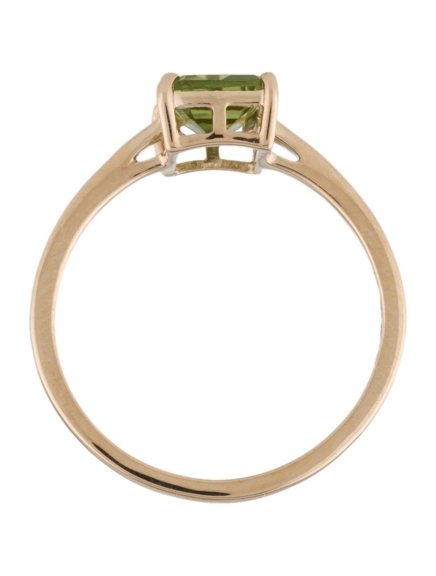 14K 1.50ct Peridot Cocktail Ring
