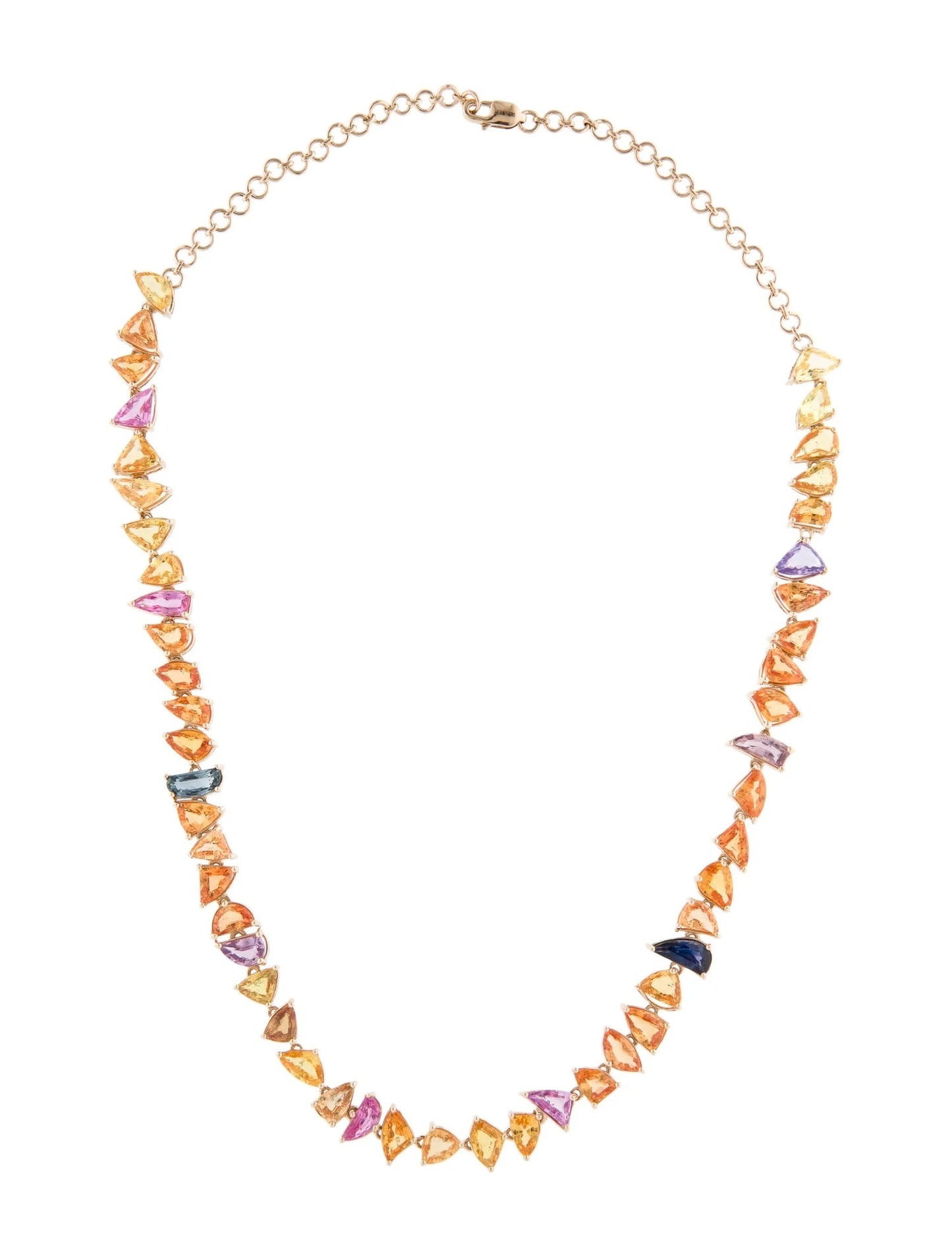 14K Sapphire Necklace
