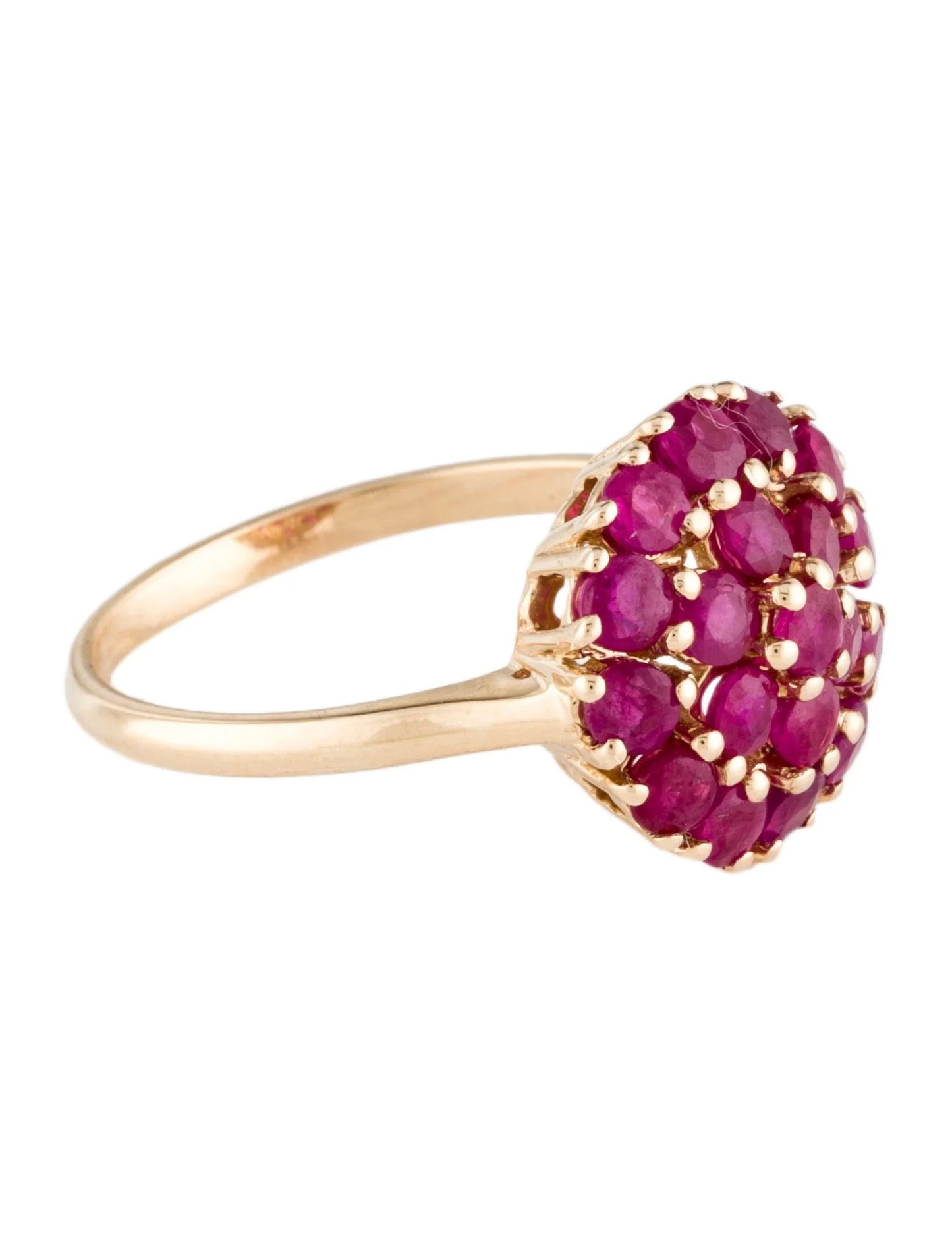 14K Ruby Cocktail Ring