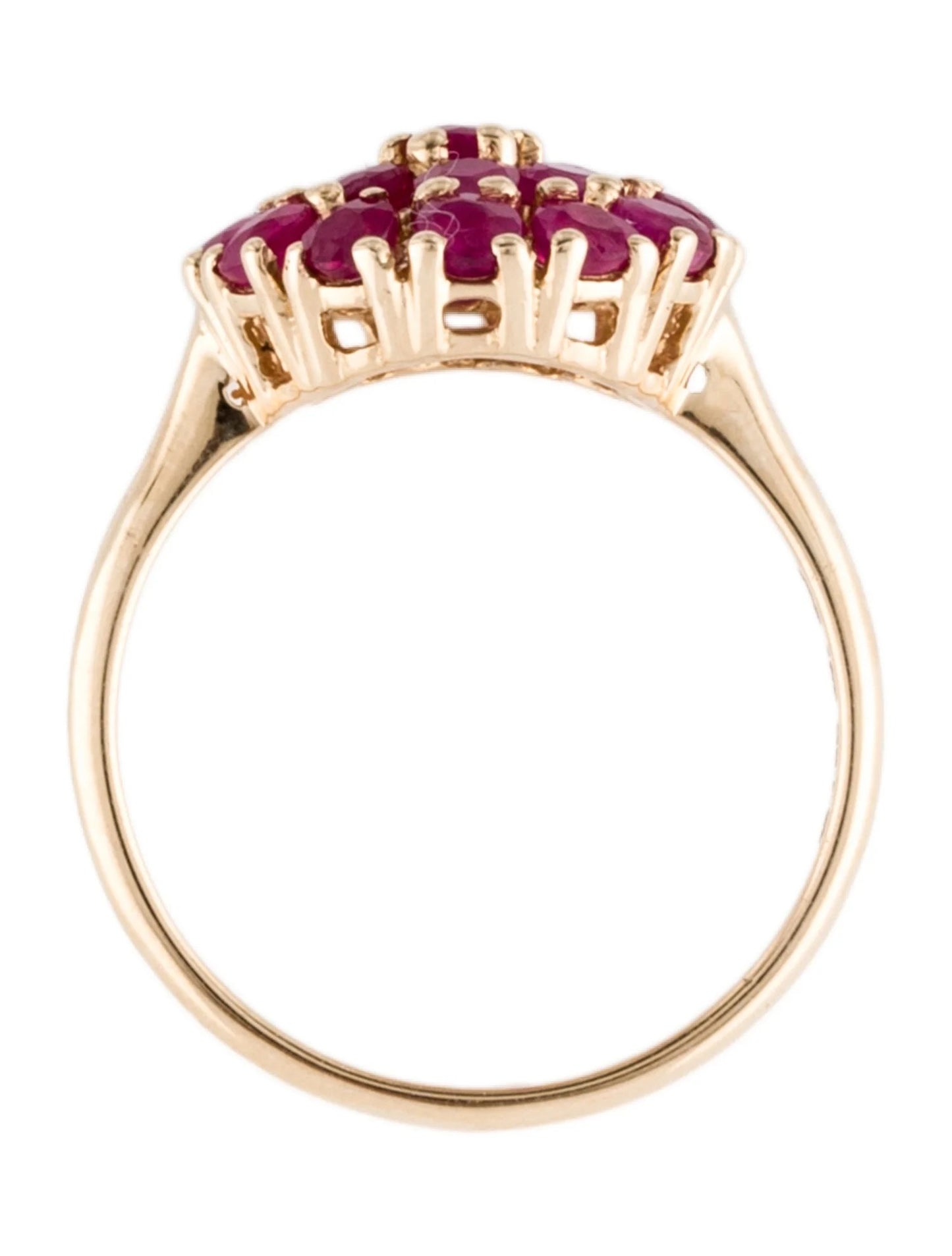 14K Ruby Cocktail Ring