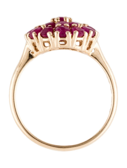 14K Ruby Cocktail Ring