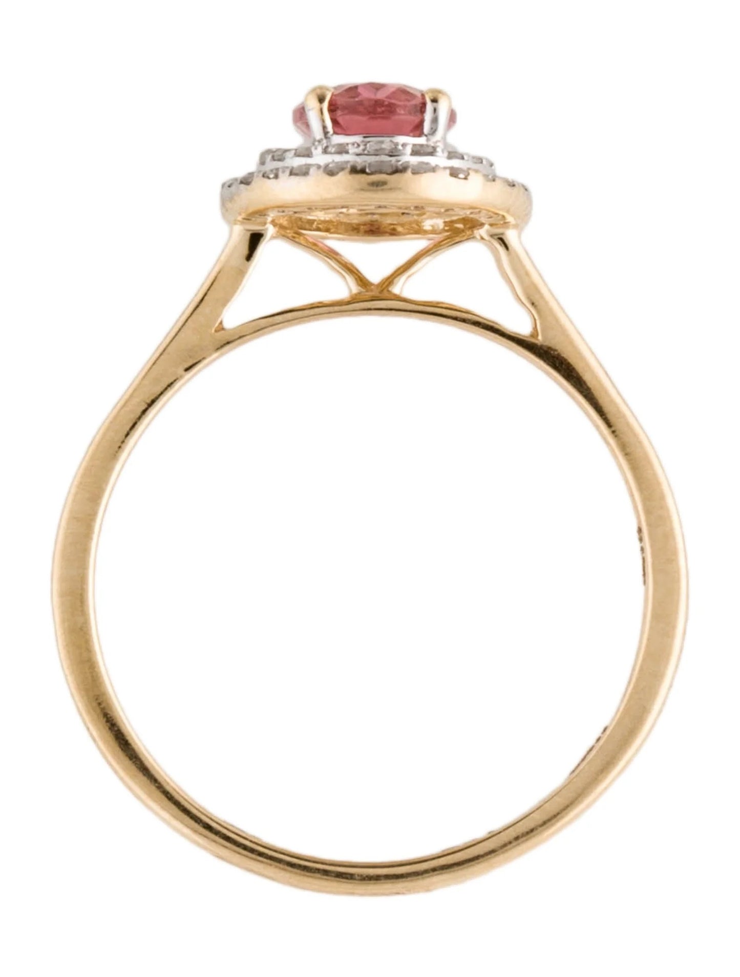 14K Tourmaline & Diamond Cocktail Ring