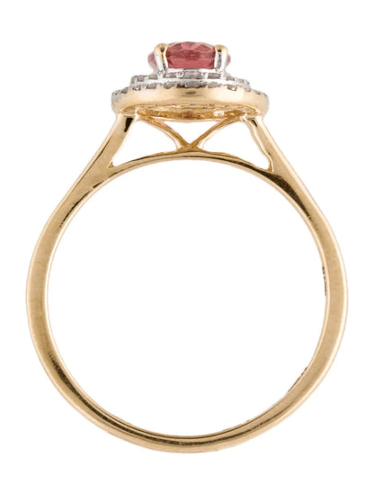 14K Tourmaline & Diamond Cocktail Ring