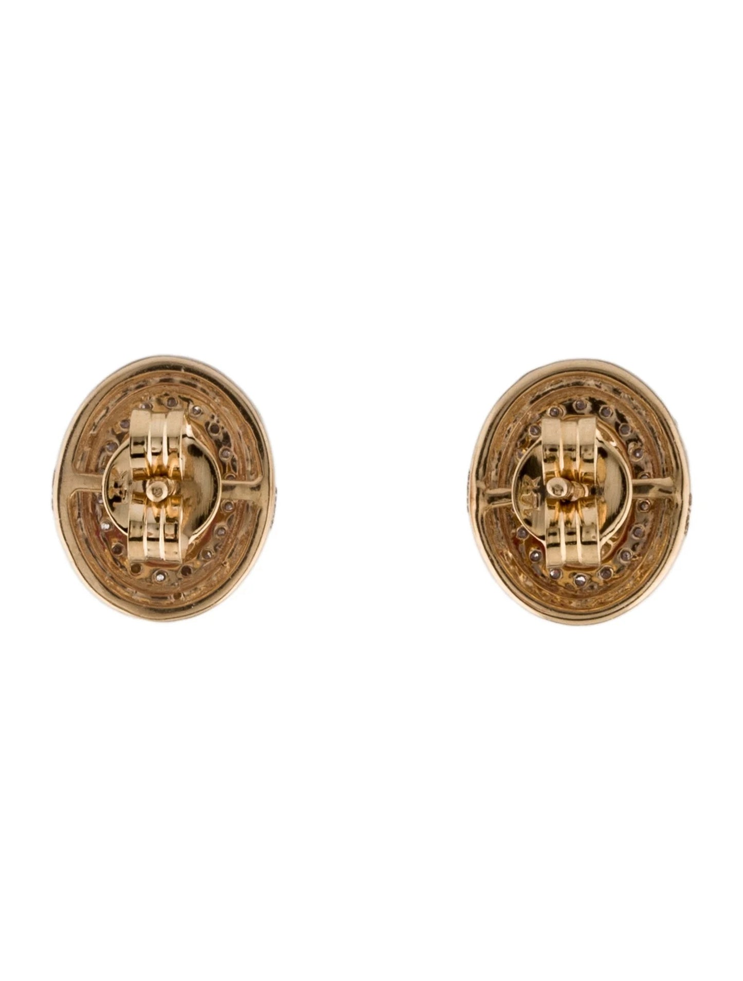 14K 1.43ctw Ruby & Diamond Stud Earrings