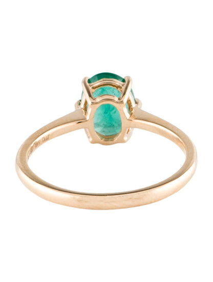 14K Emerald Cocktail Ring