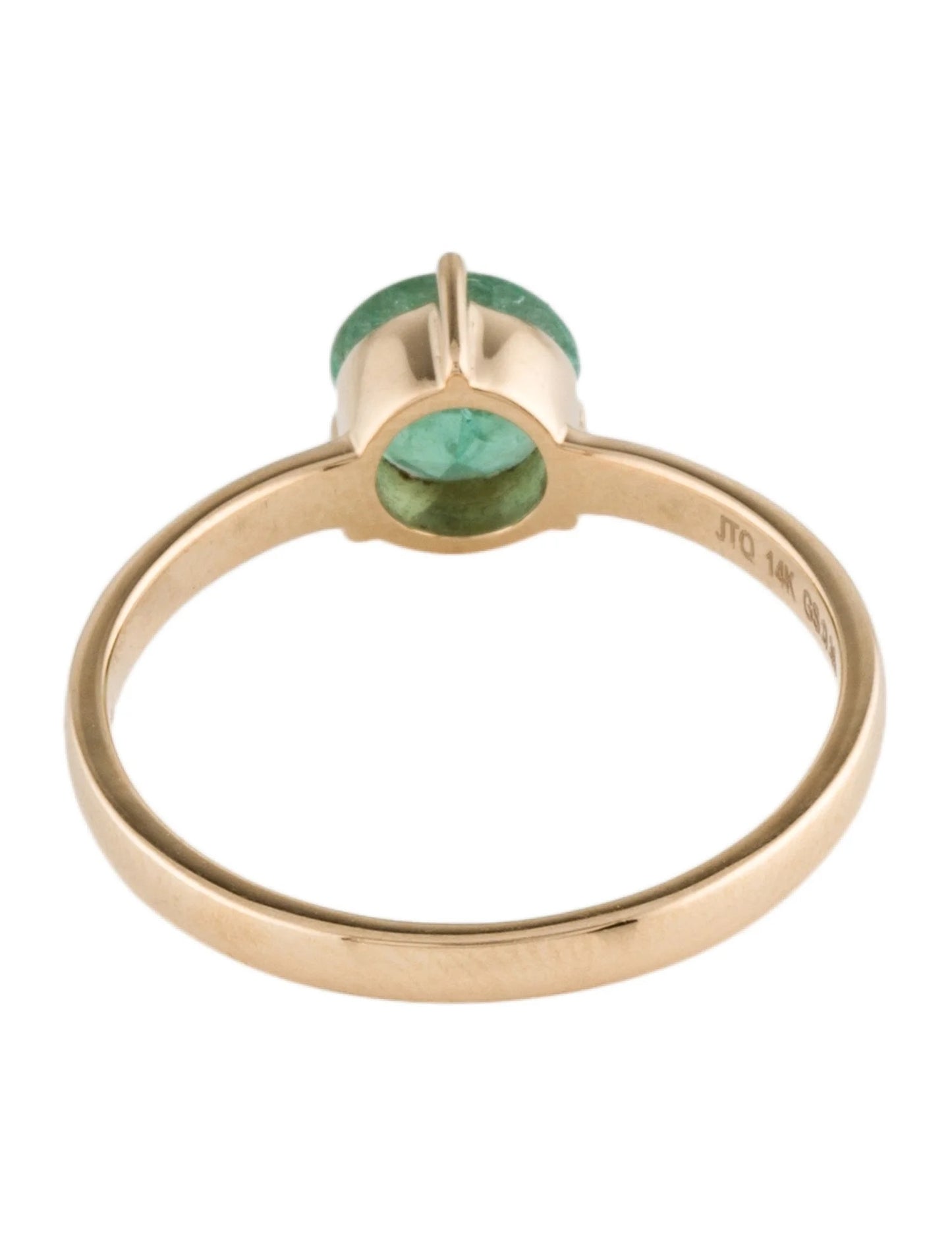 14K Emerald Cocktail Ring