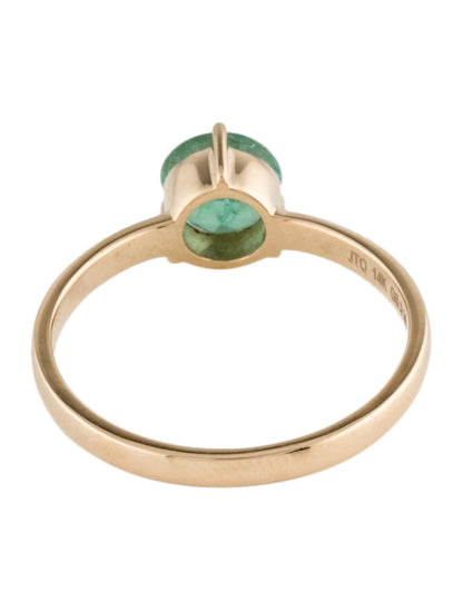 14K Emerald Cocktail Ring