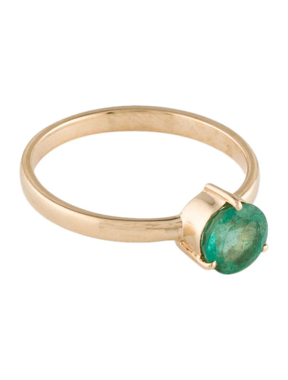 14K Emerald Cocktail Ring