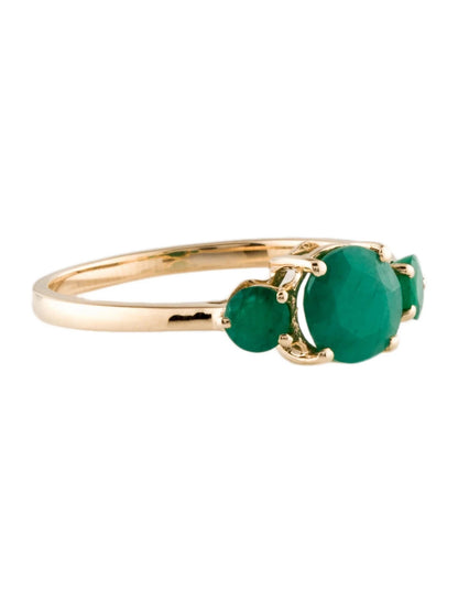 14K Emerald Cocktail Ring