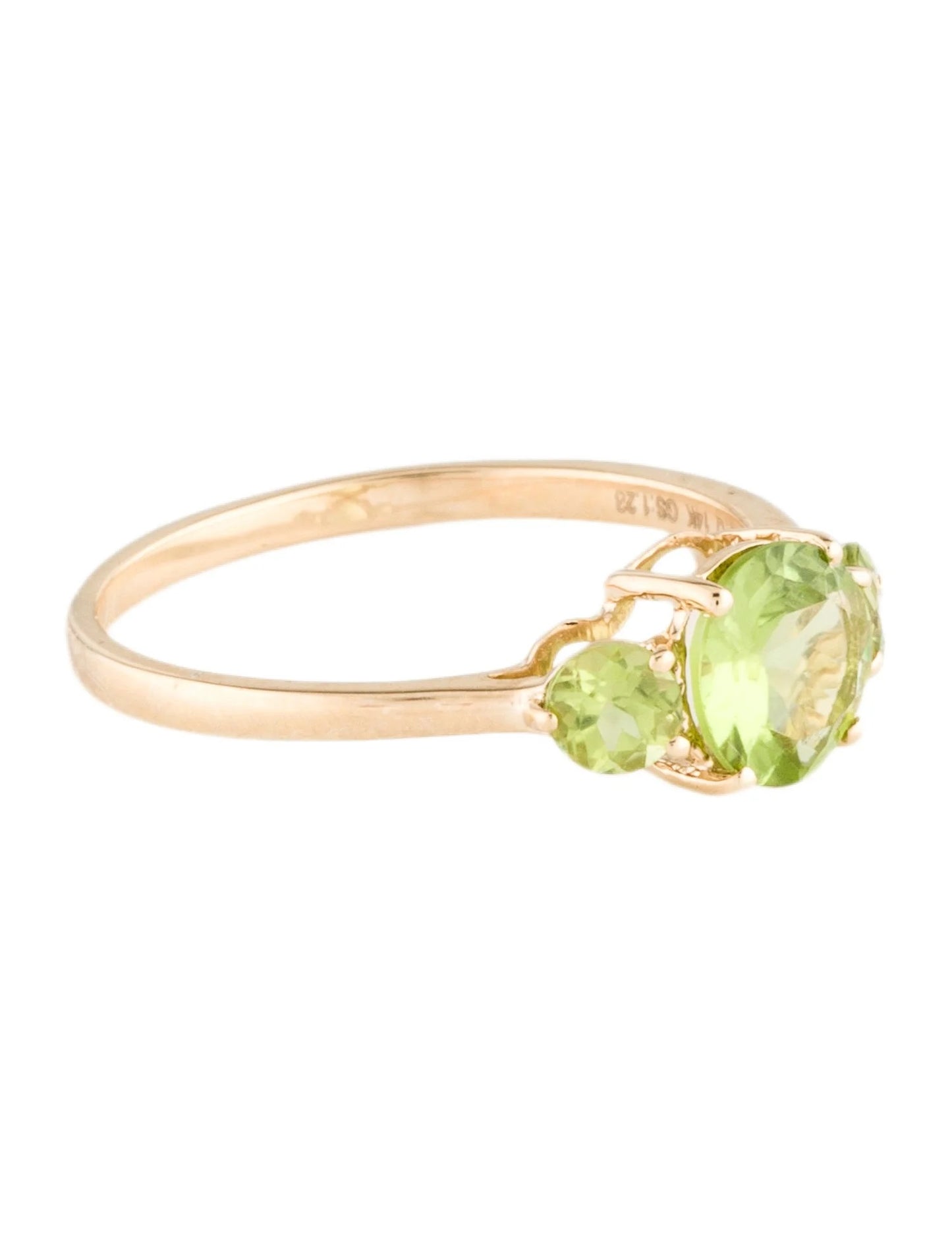 14K Peridot Cocktail Ring