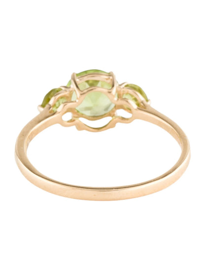 14K Peridot Cocktail Ring