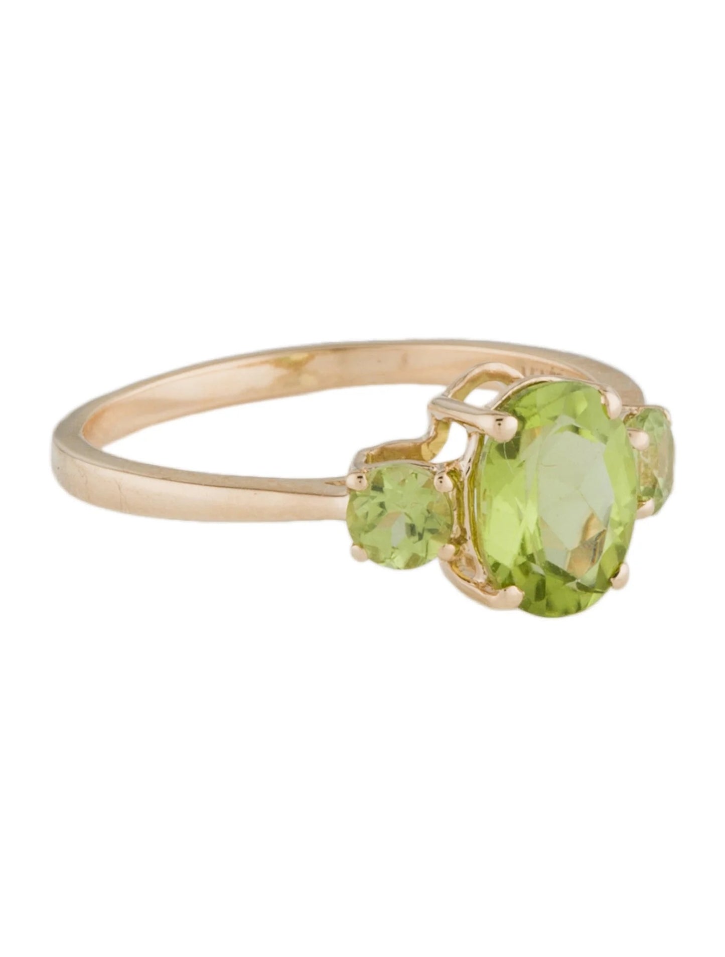 14K Peridot Cocktail Ring
