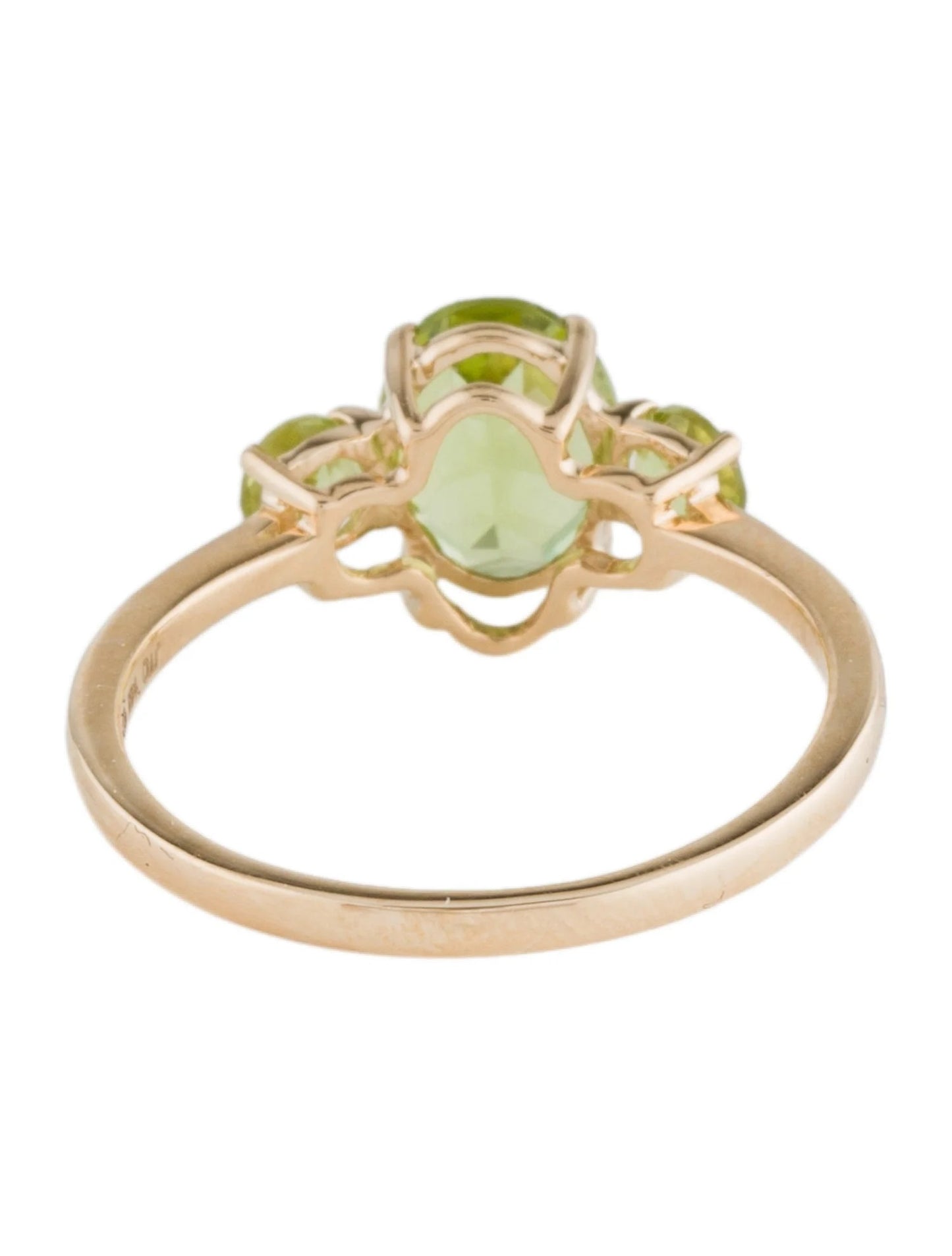 14K Peridot Cocktail Ring