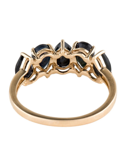 14K Sapphire Band