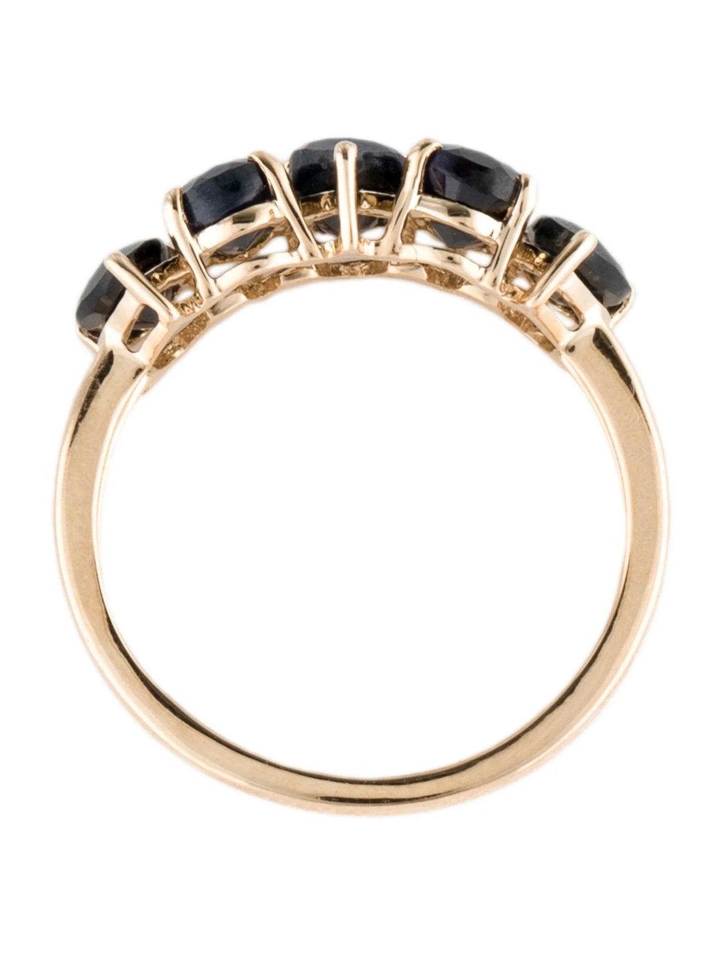 14K Sapphire Band