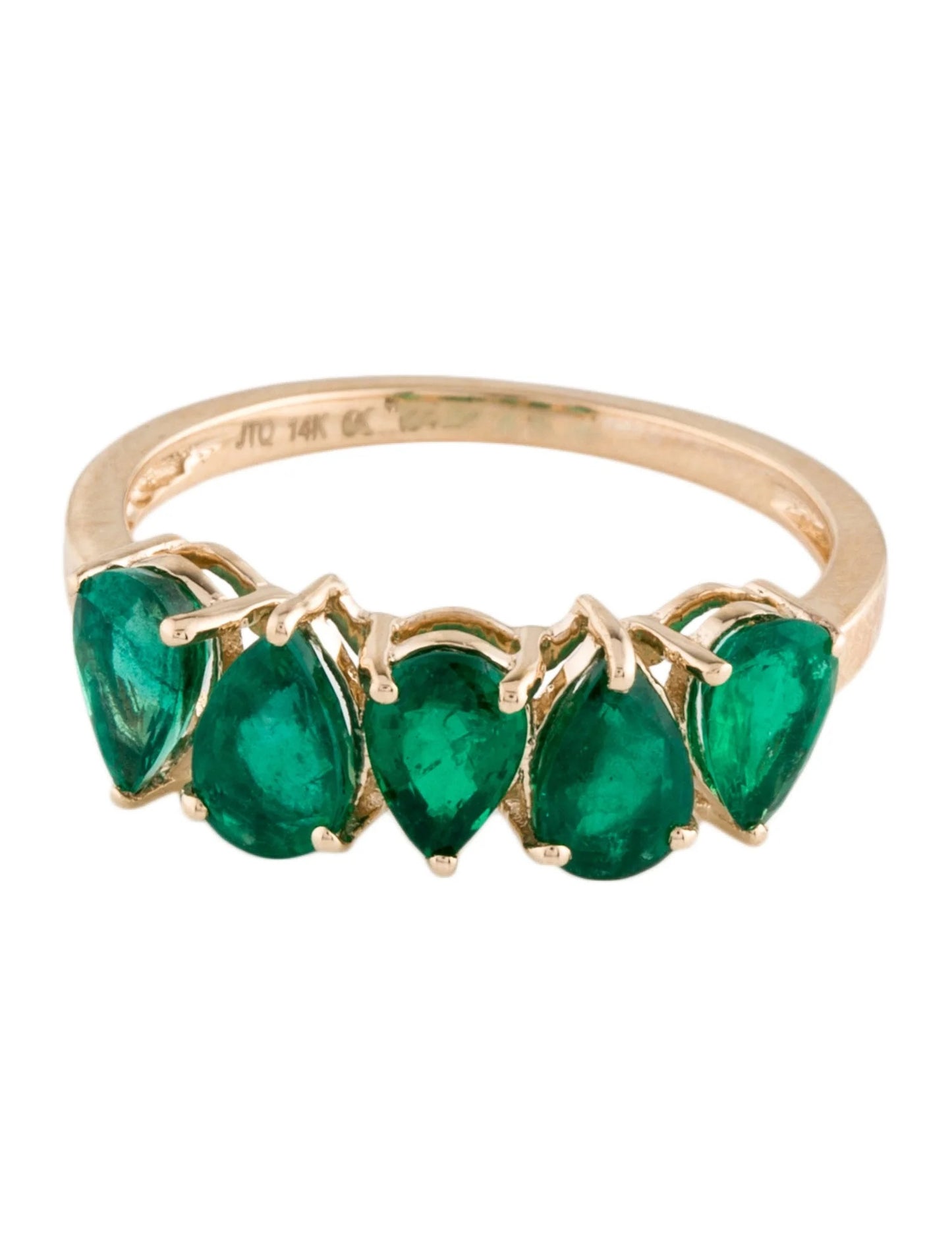 14K 1.94ctw Emerald Band