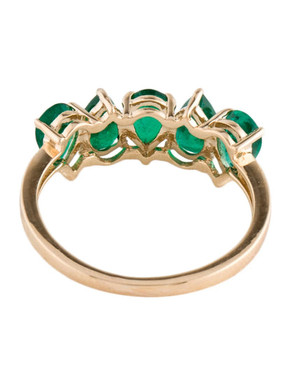 14K 1.94ctw Emerald Band