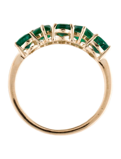 14K 1.94ctw Emerald Band
