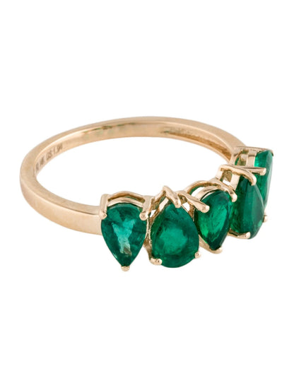 14K 1.94ctw Emerald Band