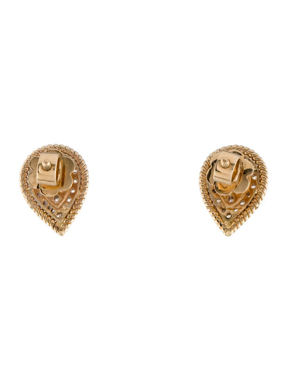 18K Diamond Stud Earrings