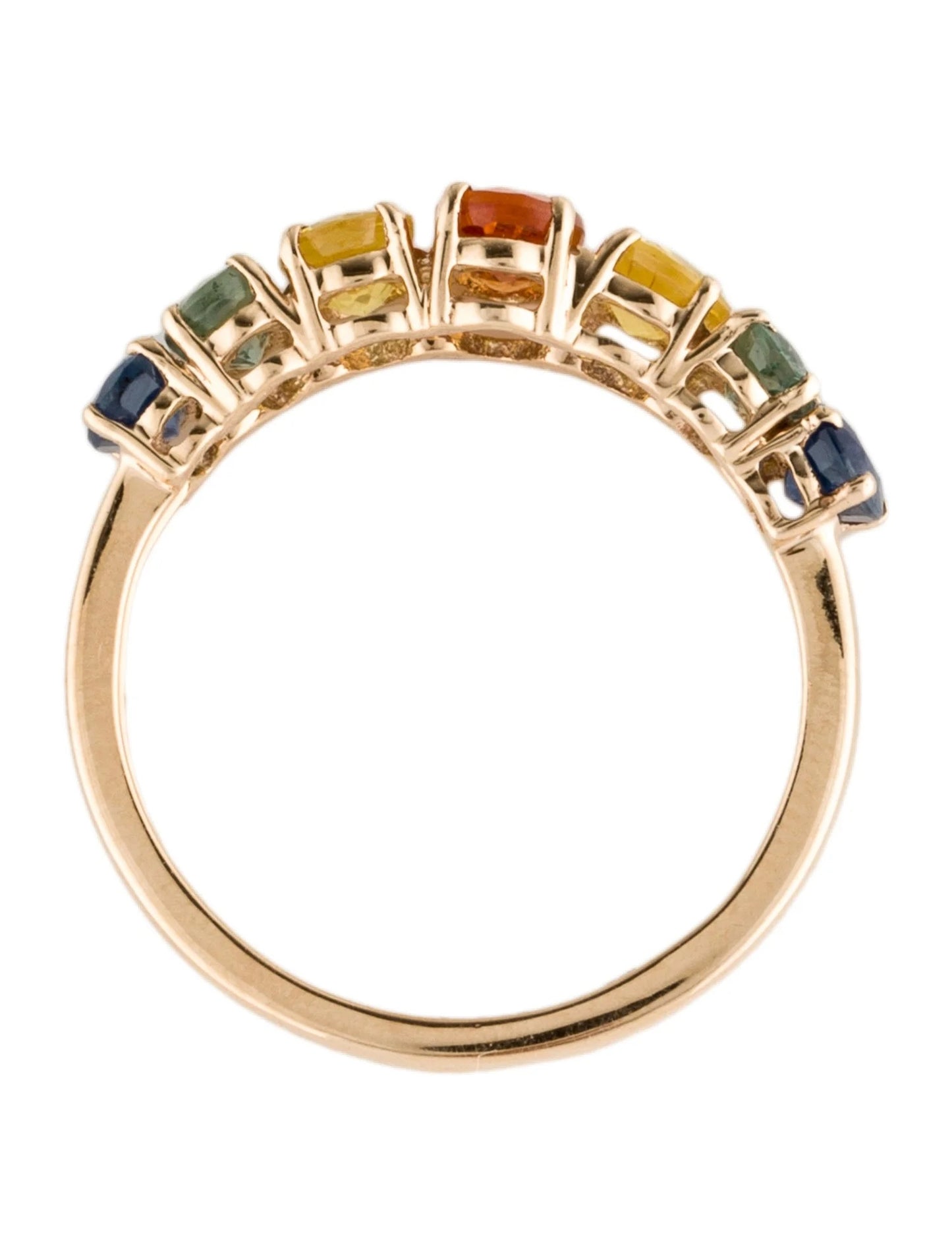 14K 2.72ctw Sapphire Band